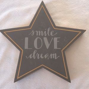 Three Girls & A Wish Wood Star Decor